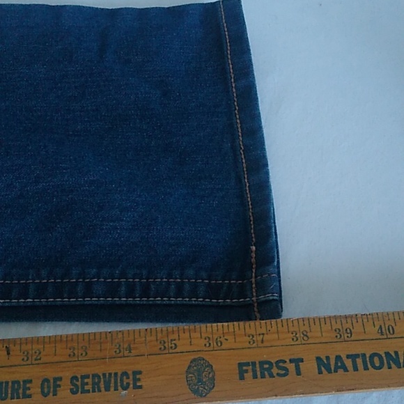 Ariat Rebar M4 Men’s Relaxed Boot dark wash sz 36/38 Western  Work Cowboy jeans - Picture 16 of 16